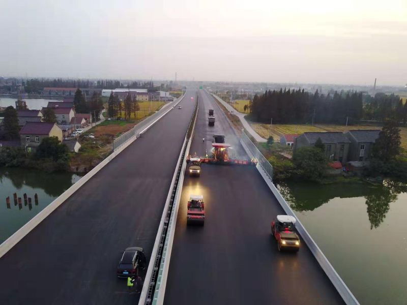 杭州湾大桥北接线二期项目进入关键节点预计12月底通车